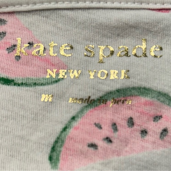 Kate Spade watermelon print t-shirt top medium - Picture 4 of 4